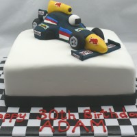 Car - Formula 1 Racing Car Cake